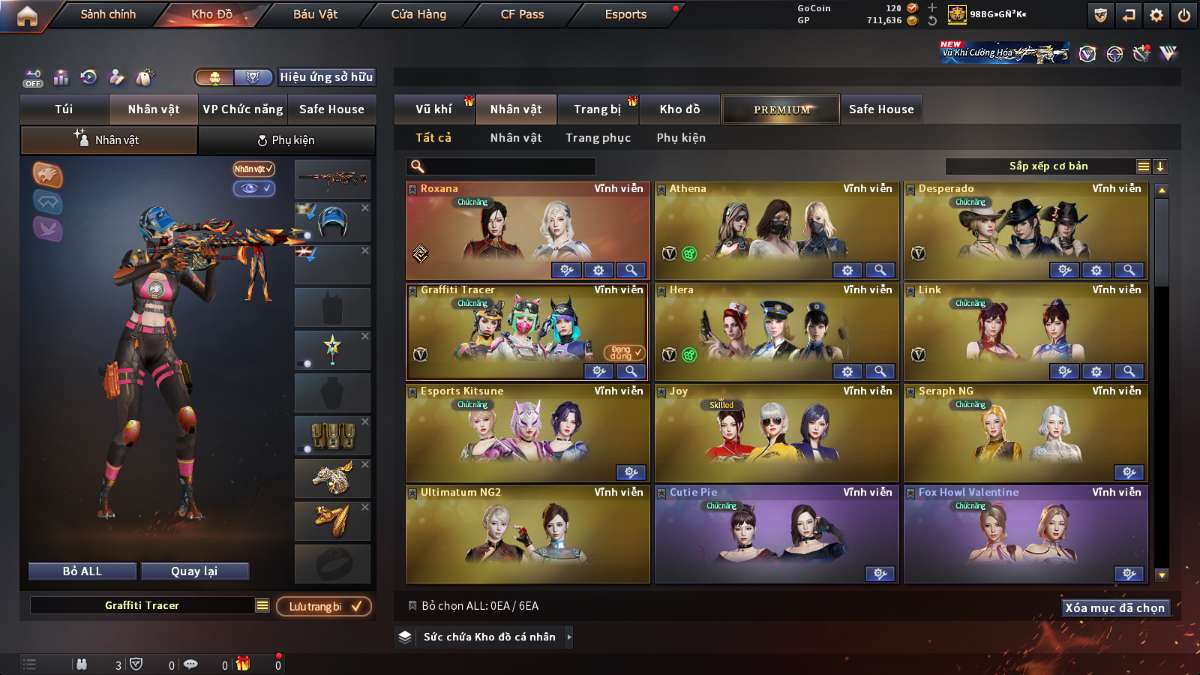 shop acc cf uy tin gia re
